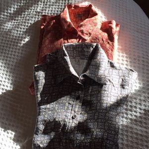 Ann Taylor silk blouse beautiful color paisley